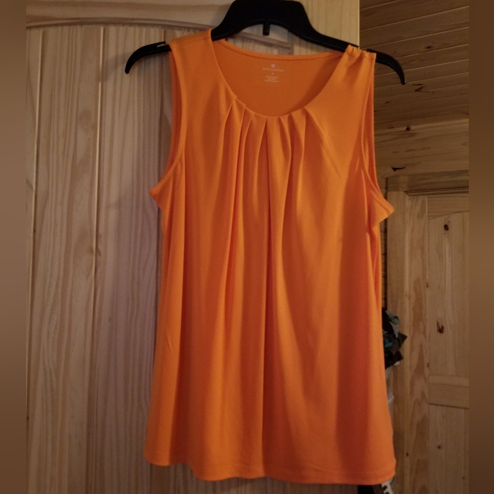 Worthington Orange Blouse Size M